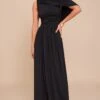 Prettylittlething Black Layered Ruched Maxi Dress -Pretty Little Thing Shop 66ef96f0bd5a40d43de88fe91dc9d39e1e99783a CNM5680 1 black layered ruched maxi dress