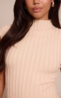 Stone High Neck Asymmetric Detail Knitted Top -Pretty Little Thing Shop 674ef37c3be5a16826a263f4fef883f7c41031b5 CNO2540 4 stone high neck asymmetric detail knitted top