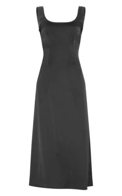 Prettylittlething Black Satin Drop Waist Midi Dress 9 Prettylittlething Black Satin Drop Waist Midi Dress -Pretty Little Thing Shop 682f58840ce9481dea465488c792c42c8252bee9 CNM1577 5 black satin drop waist midi dress