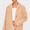 Prettylittlething Beige Oversized Longline Faux Suede Blazer Coat -Pretty Little Thing Shop 68600853b9462b066b33266a7f03da7bca159e2f cnl4531 1