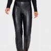 Prettylittlething Black Faux Leather Seam Detail Split Hem Pants -Pretty Little Thing Shop 686744010f579b11fdcadef378da1f0358cb1260 cml5609 2