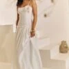 Prettylittlething White Ruched Bust Drop Waist Maxi Dress -Pretty Little Thing Shop 68a1a6555e4dc03981f53bcbd25ae05a12d97003 CNM7496 1 white ruched bust drop waist maxi dress