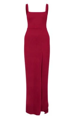 Burgundy Straight Neck Maxi Dress 9 Burgundy Straight Neck Maxi Dress -Pretty Little Thing Shop 693448e744419c97161dd302c30f3f325f3b793b cnl4000 5