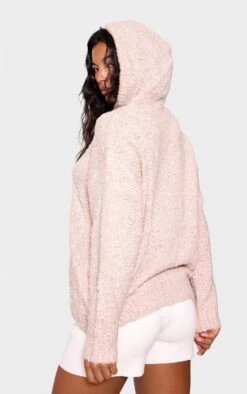 Prettylittlething Oatmeal Textured Bobble Knit Hoodie -Pretty Little Thing Shop 69354c8a4f3c2b36e6e8d0fd2a74245c379296f6 cnj6087 2
