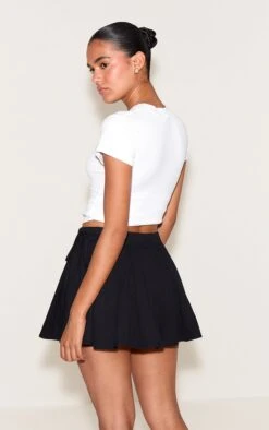 Prettylittlething Black Cotton Ruched Side Pleated Mini Skirt 8 Prettylittlething Black Cotton Ruched Side Pleated Mini Skirt -Pretty Little Thing Shop 6a341c802bd8d659711618517f2ad1369606eca1 CNN7506 3 black cotton ruched side pleated mini skirt