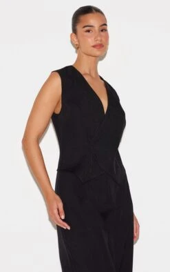 Prettylittlething Black Woven Asymmetric Detail Vest Straight Leg Jumpsuit 8 Prettylittlething Black Woven Asymmetric Detail Vest Straight Leg Jumpsuit -Pretty Little Thing Shop 6a512585c0baff29a2acc523d5774700b5246b42 cnl7233 4