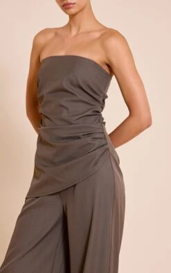 Prettylittlething Mushroom Woven Ruched Wide Leg Jumpsuit 8 Prettylittlething Mushroom Woven Ruched Wide Leg Jumpsuit -Pretty Little Thing Shop 6aa206ba1189ad6ec16882cc939e454bcd3415af CNN0124 4 mushroom woven ruched wide leg jumpsuit