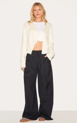 Prettylittlething Cream Knit Asymmetric Button Cardigan 7 Prettylittlething Cream Knit Asymmetric Button Cardigan -Pretty Little Thing Shop 6b24d2696a9b936bc6139cdc030cee420b10f2cc CNL6095 3 cream knit asymmetric button cardigan