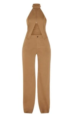 Prettylittlething Khaki Woven High Neck Zip Detail Straight Leg Jumpsuit 9 Prettylittlething Khaki Woven High Neck Zip Detail Straight Leg Jumpsuit -Pretty Little Thing Shop 6b3144fbea1f5f817ff3d3b1d5d25346adb228d1 cnl3772 5