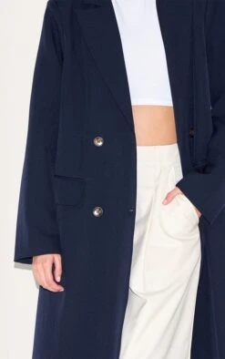 Prettylittlething Navy Maxi Length Duster Coat -Pretty Little Thing Shop 6b60b26414066bad8d0cee957135d4aaae843a61 CNL6812 4 navy maxi length duster coat