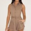 Prettylittlething Mocha Woven Sleeveless Pocket Detail Romper -Pretty Little Thing Shop 6b7f03c3092ca45da91352b37492bf7c6ba727f9 CNN7790 1 mocha woven sleeveless pocket detail playsuit