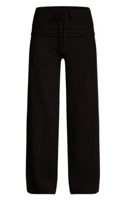 Prettylittlething Black Rib Soft Knit Fold Over Pant 9 Prettylittlething Black Rib Soft Knit Fold Over Pant -Pretty Little Thing Shop 6ddebe11e4b9309bd11e2f3437e8fb5163984b2c CNN7188 5 black rib soft knit fold over trouser
