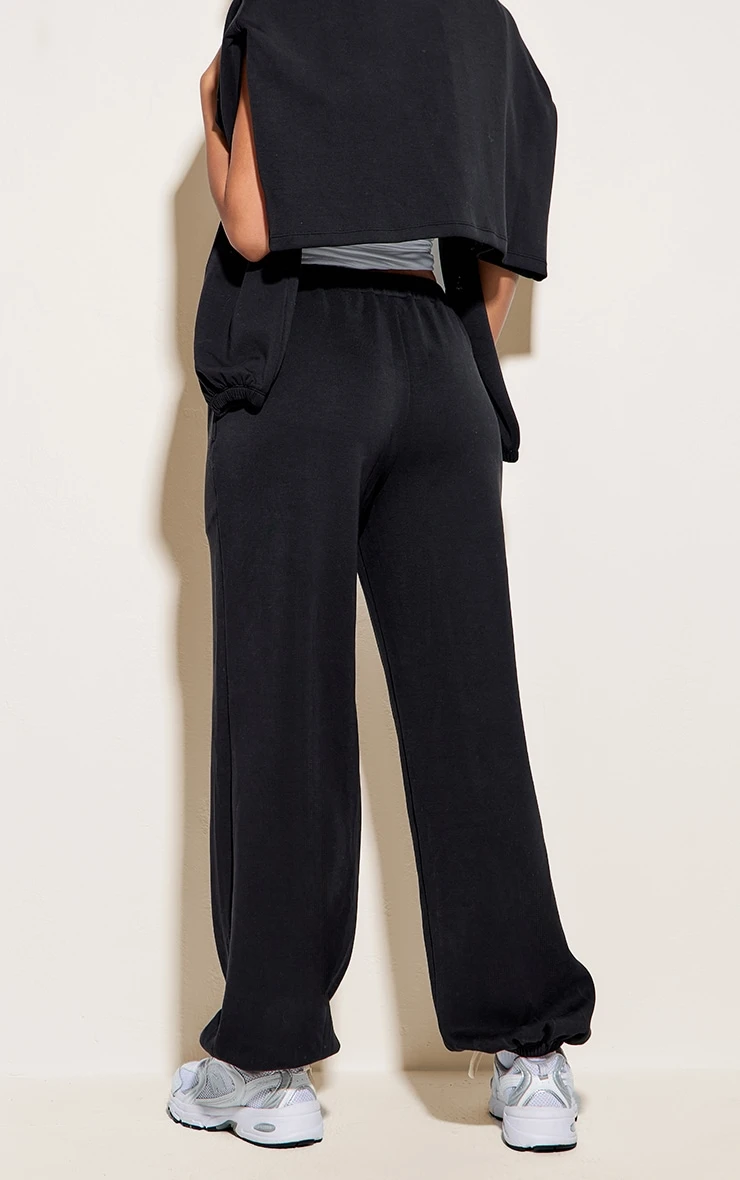 Black Super Soft Cuffed Sweatpant 3 Black Super Soft Cuffed Sweatpant - Image 3