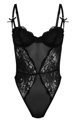 Prettylittlething Black Lace Underwired Lingerie Bodysuit -Pretty Little Thing Shop 6e9fb0a2a200c9ff92f477634457204155b6a77c CNN2212 5 black lace underwired lingerie bodysuit