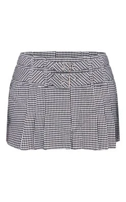 Prettylittlething Black Gingham Double Buckle Pleated Mini Skirt -Pretty Little Thing Shop 6ea2ae487c0a5a83e03c27ca1ef47d9aa327cc58 cnk8153 6