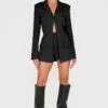 Prettylittlething Black Tailored Woven Thin Belt Detail Romper 11 Prettylittlething Black Tailored Woven Thin Belt Detail Romper -Pretty Little Thing Shop 6f0df0c23c627c70281f832807b95f5034576292 CNK4574 1