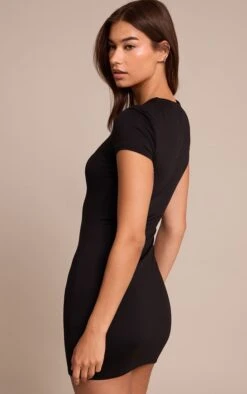Prettylittlething Black Soft Touch Jersey Cap Sleeve Bodycon Dress -Pretty Little Thing Shop 6f8906a29abb78f5d0212b80db1b11d32066927a CNO3520 2 black soft touch jersey cap sleeve bodycon dress