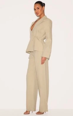 Prettylittlething Clay Premium Woven Tie Side Blazer Jumpsuit -Pretty Little Thing Shop 701b79013e552a65294a6167c0c770dbfe967c32 CNL9237 3 clay premium woven tie side blazer jumpsuit