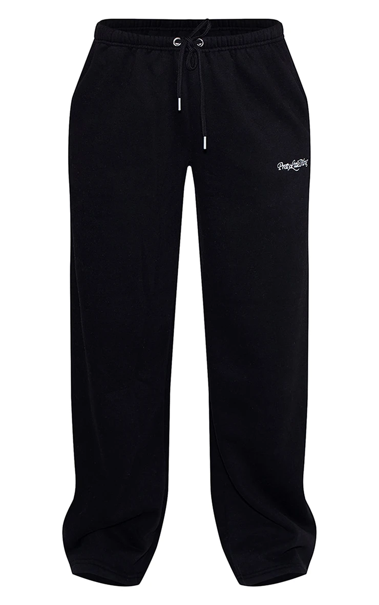 Black Prettylittlething Wide Leg Sweatpants 5 Black Prettylittlething Wide Leg Sweatpants - Image 5