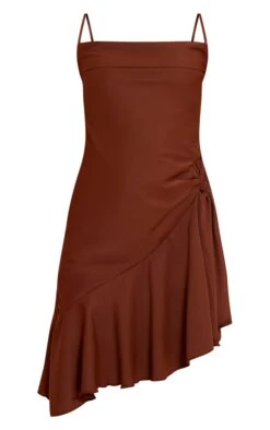 Prettylittlething Chocolate Chiffon Tie Detail Shift Mini Dress -Pretty Little Thing Shop 717c09259f84fc7dec239209291ac7983a68a100 CNN3577 5 chocolate chiffon tie detail shift mini dress