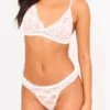 Prettylittlething White Basic Lace Thong