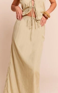 Prettylittlething Clay Textured Tie Waist Detail Maxi Skirt 8 Prettylittlething Clay Textured Tie Waist Detail Maxi Skirt -Pretty Little Thing Shop 71a16177ea4b1879cb8027b463b7d6cb6bbb5be9 CNM2349 4 clay textured tie waist detail maxi skirt