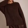 Chocolate Rib Detail Oversized Sweater -Pretty Little Thing Shop 71e66ab0d33c6799be68c4d2327cf06a42b45f9a CNN9677 1 chocolate rib detail oversized jumper