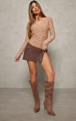 Taupe Textured Distressed Jersey Open Back Bodysuit 7 Taupe Textured Distressed Jersey Open Back Bodysuit -Pretty Little Thing Shop 71f9f37ac8f6cf8ede209aaefdfabe1ed0659436 cni3294 3