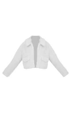 Prettylittlething Grey Wool Look Pocket Detail Zip Up Jacket 9 Prettylittlething Grey Wool Look Pocket Detail Zip Up Jacket -Pretty Little Thing Shop 72f1f73ffca08bf6af79c54ffb96a71b5e55623e cnj4223 5