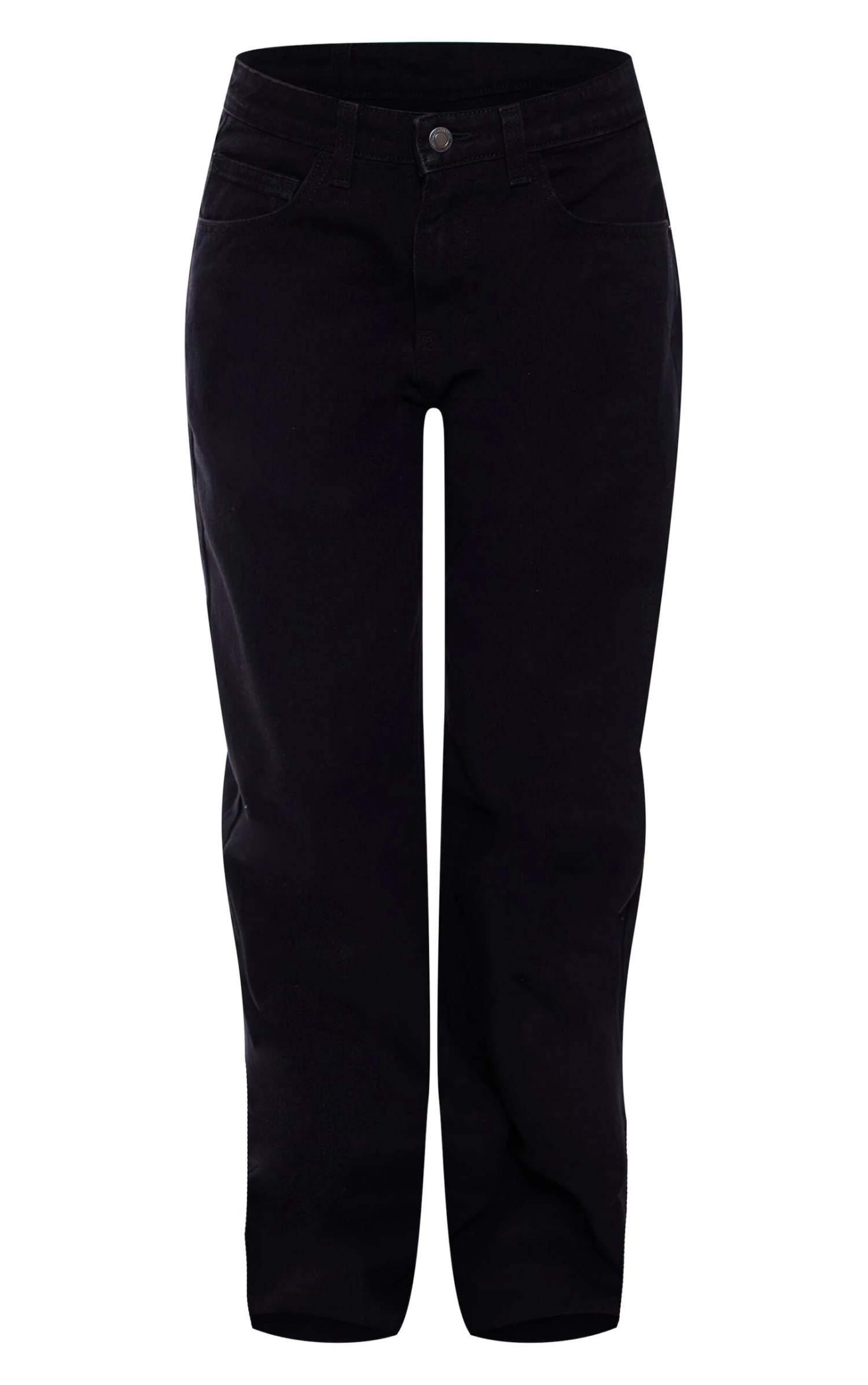 Prettylittlething Washed Black Low Rise Faded Boyfriend Jeans 5 Prettylittlething Washed Black Low Rise Faded Boyfriend Jeans - Image 5