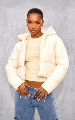 Prettylittlething Cream Basic Hooded Zip Up Cropped Puffer Jacket -Pretty Little Thing Shop 73cd07f54e7cca15208591d7dbc1df4739af5ef0 cnj9096 3