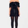 Prettylittlething Black Premium Velvet Extreme Bow Detail Romper -Pretty Little Thing Shop 7469d4dd939a6d94e93db0f509cd5540370a2f02 cnk8169 1