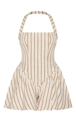 Prettylittlething Stone Pinstripe Linen Halter Neck Floaty Romper 9 Prettylittlething Stone Pinstripe Linen Halter Neck Floaty Romper -Pretty Little Thing Shop 74899714446e2cc2e006250811febf4a2d27b977 CNL9214 5 stone pinstripe linen halter neck floaty playsuit