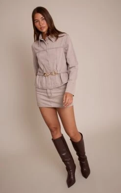 Prettylittlething Stone Concealed Placket Crop Belted Denim Jacket 7 Prettylittlething Stone Concealed Placket Crop Belted Denim Jacket -Pretty Little Thing Shop 75c5120ee76fbca074754c774f46d2f4cc87c643 CNN6721 3 stone concealed placket crop belted denim jacket