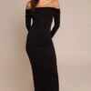 Prettylittlething Black Soft Touch Jersey Bardot Maxi Dress -Pretty Little Thing Shop 76390600dbc6515274b6399a4f4e81cdc99a1e1d CNO3519 1 black soft touch jersey bardot maxi dress