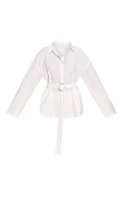 Cream Textured Belt Cinched Waist Shirt 9 Cream Textured Belt Cinched Waist Shirt -Pretty Little Thing Shop 76e77da4ce9b8e87132368c48d12a92b0f384067 CNO0042 5 cream textured belt cinched waist shirt