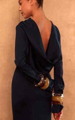 Prettylittlething PLT Label Navy Satin Cowl Back Maxi Dress 6 Prettylittlething PLT Label Navy Satin Cowl Back Maxi Dress -Pretty Little Thing Shop 7708c7b0b658ef9c37983d0ba4917b744f8bad4d CNM2645 2 plt label navy satin cowl back maxi dress