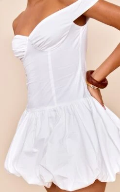 Prettylittlething White Bardot Puffball Mini Dress 7 Prettylittlething White Bardot Puffball Mini Dress -Pretty Little Thing Shop 77105b1931dba61c16a9c047e8f3789baa1595c5 CNN7300 4 white bardot puffball mini dress