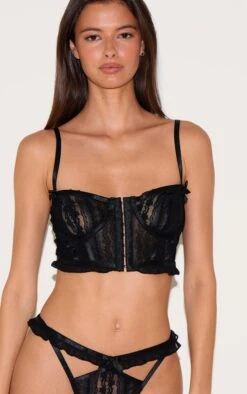 Prettylittlething Black Textured Lace Corset Lingerie Set 8 Prettylittlething Black Textured Lace Corset Lingerie Set -Pretty Little Thing Shop 774b50dfa23fa9bda73303b1e5ac4c144d754389 CNL1341 4 black textured lace corset lingerie set