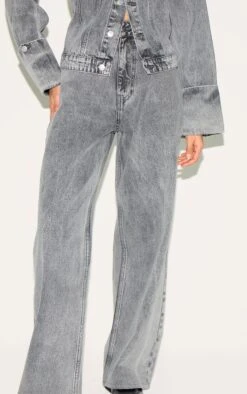 Prettylittlething Ice Grey Mid Rise Wide Leg Jeans -Pretty Little Thing Shop 777d40a769c4ad8dd0c09460bb0632bacff71a47 CNM4775 4 ice grey mid rise wide leg jeans