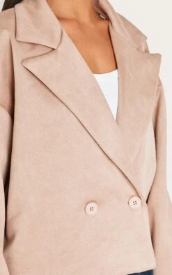 Prettylittlething Stone Faux Suede Balloon Sleeve Trench Coat -Pretty Little Thing Shop 77d1a93dc44c28231409447f34d3d0ce043e0d43 CNL4966 4 stone faux suede balloon sleeve trench coat