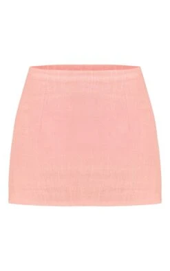 Prettylittlething Peach Linen LookMini Skirt -Pretty Little Thing Shop 7808dfe0f26741775b384f1e367387fa5fb6111d CNN1597 6 peach linen look mini skirt