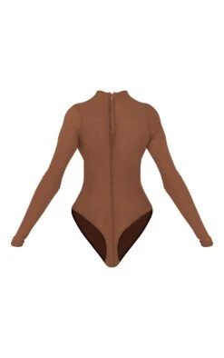Prettylittlething PLT Label Taupe Mesh Long Sleeve Bodysuit -Pretty Little Thing Shop 7858b58988116c5fd1f7c00e14ca7ede5a87a54e CNL8258 6 plt label taupe mesh long sleeve bodysuit