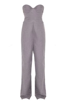 Prettylittlething Grey Pinstripe Bandeau Corset Straight Leg Jumpsuit 9 Prettylittlething Grey Pinstripe Bandeau Corset Straight Leg Jumpsuit -Pretty Little Thing Shop 78f6d846494da863d7e3cc78998f33ca48ed84d1 cnl7479 5