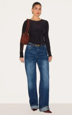 Prettylittlething Black Basic Slinky Long Sleeve Bodysuit 8 Prettylittlething Black Basic Slinky Long Sleeve Bodysuit -Pretty Little Thing Shop 79147a0f21410dca2ebd57aa41c7e21e5013c991 CNF0769 3 black basic slinky long sleeve bodysuit