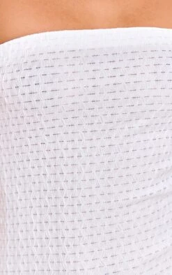 Cream Textured Bandeau Bodycon Dress -Pretty Little Thing Shop 792a086d6ee3fb3117fc1eb15bff1f25189fde8b CNO1478 4 cream textured bandeau bodycon dress