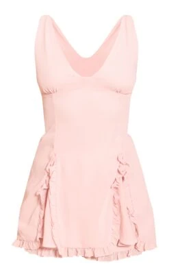 Pink Chiffon Frill Detail Romper 9 Pink Chiffon Frill Detail Romper -Pretty Little Thing Shop 796cad89643de4a2856dcf5eaece4ea9b7f74c5f CNO0474 5 pink chiffon frill detail playsuit