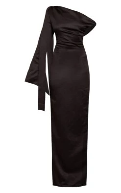 Prettylittlething Black Textured Woven Tie Shoulder Midaxi Dress -Pretty Little Thing Shop 7988015438057b56db111097a34d7db8d51f17b8 CNO3251 5 black textured woven tie shoulder midaxi dress