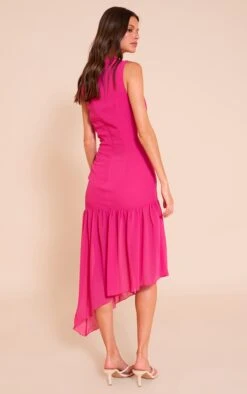 Prettylittlething Fuschia Chiffon Drape Detail Asymmetric Midaxi Dress -Pretty Little Thing Shop 7998a79db3467878bfa5f3cd8e5b5390fdbb32b2 CNN1726 2 fuschia chiffon drape detail asymmetric midaxi dress