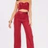 Prettylittlething Cherry Red Ruched Corset Cut Out Jumpsuit -Pretty Little Thing Shop 7a4ce195ae6801ee4639560a8037aea00d59e52d cni5804 1